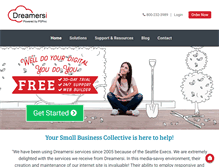 Tablet Screenshot of dreamersi.com
